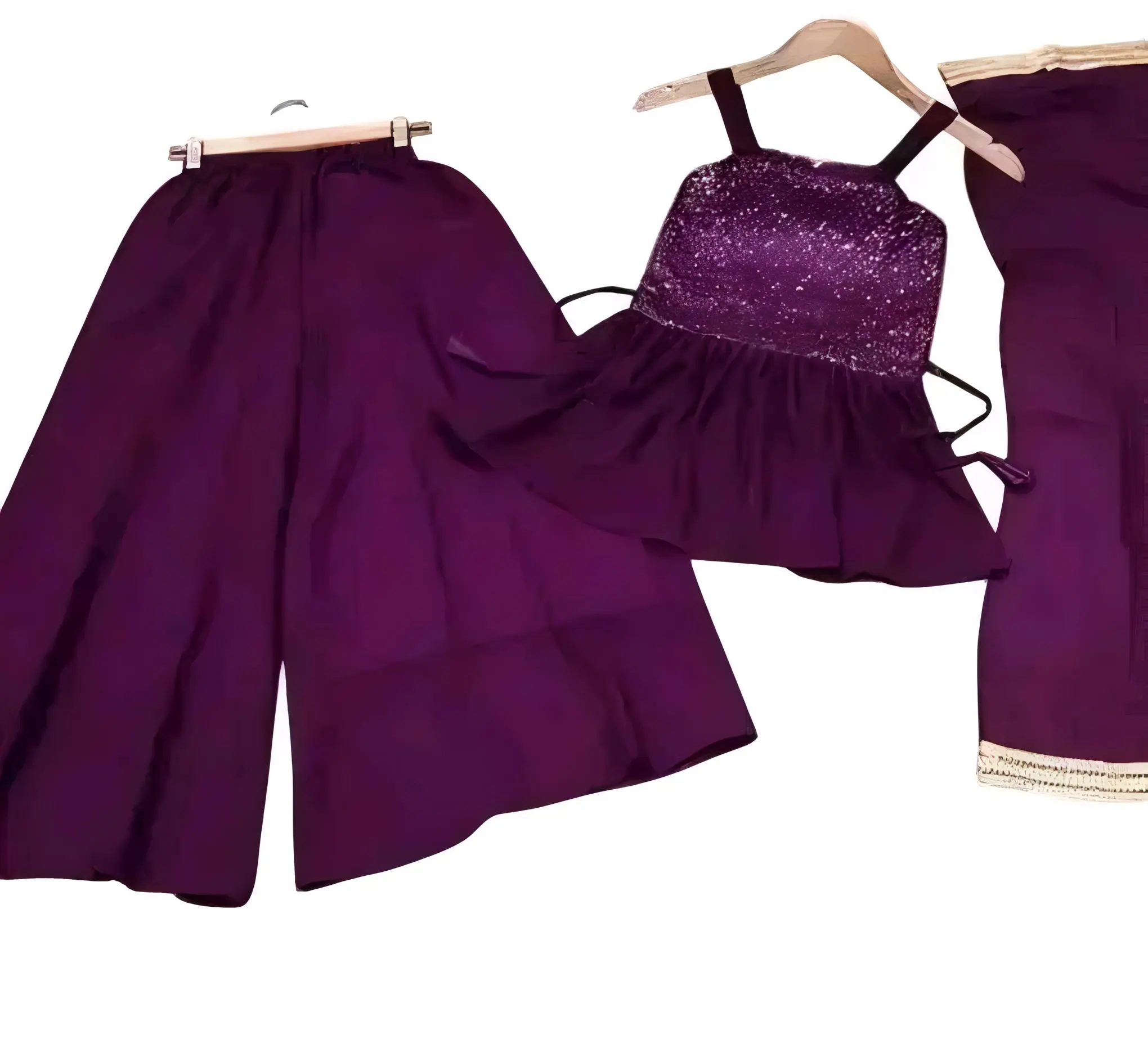 Kurta sharara and dupatta set
