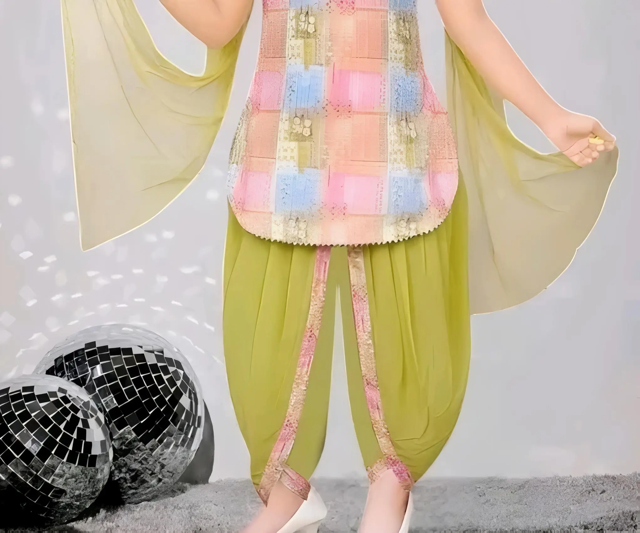 Girls kurti and pant set