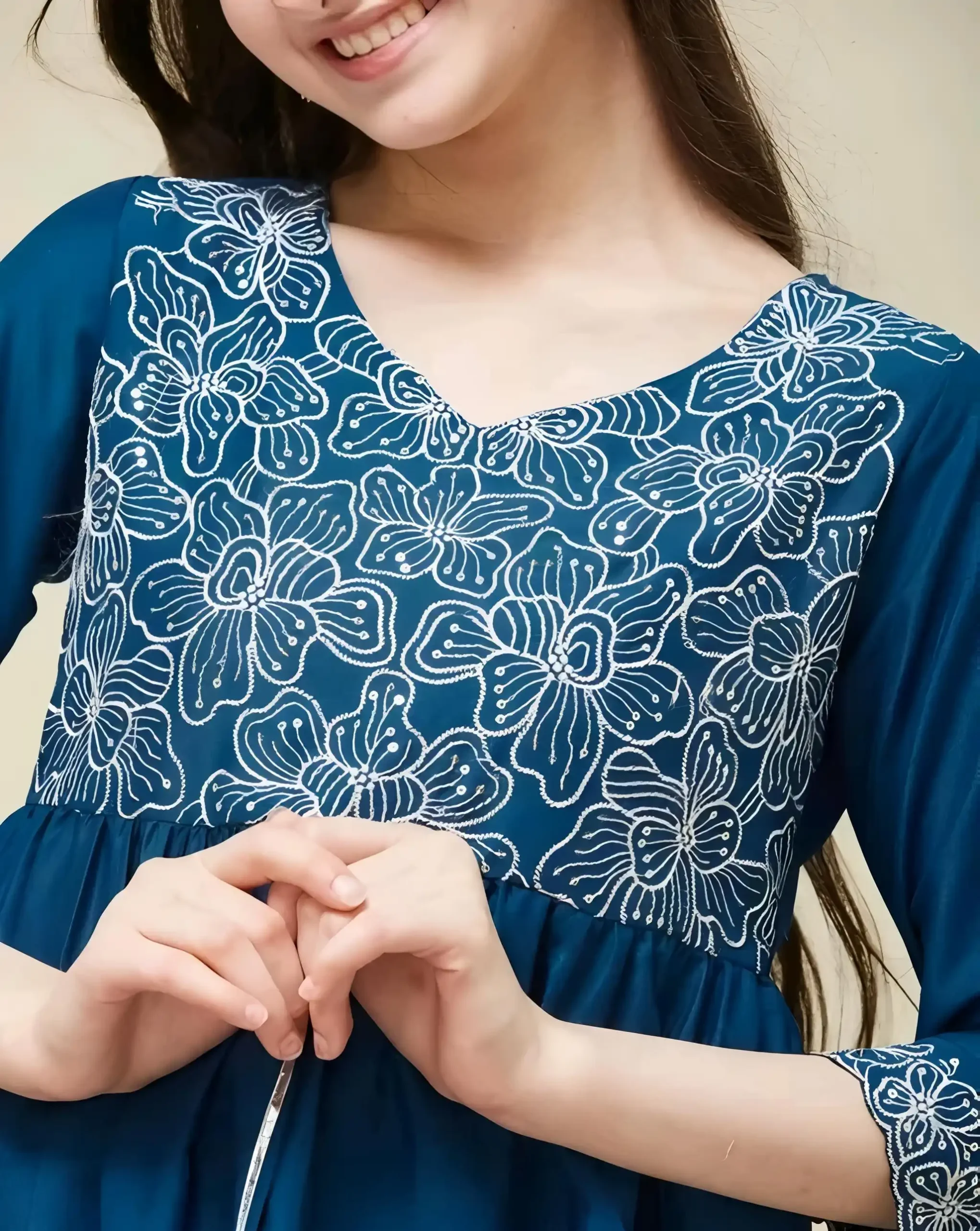 Embroidered kurta set